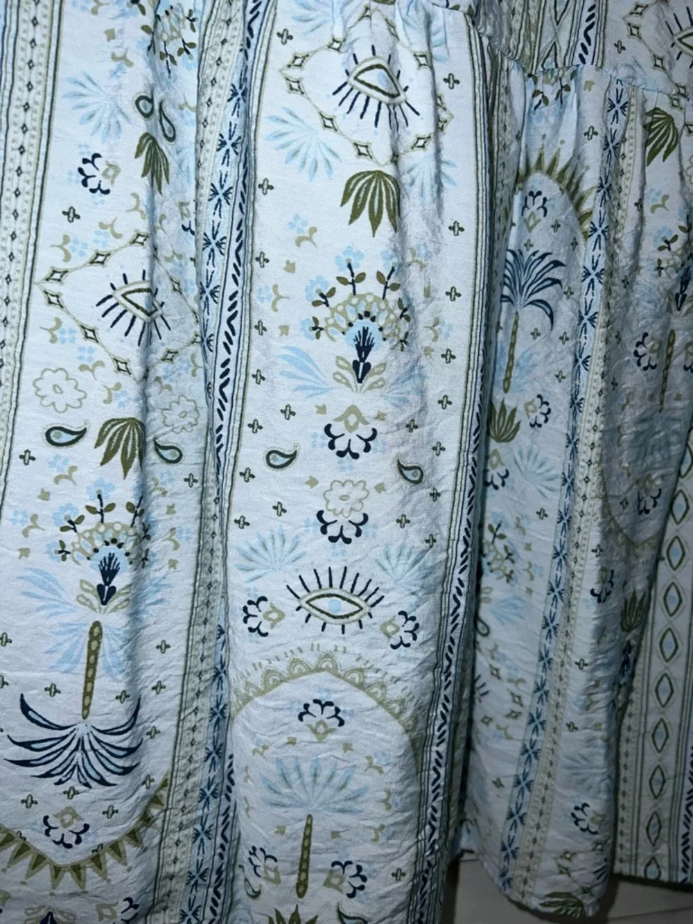 Torrid Belle Isle Light Blue Tropical Print Dress - Size 0 - Picture 3 of 7